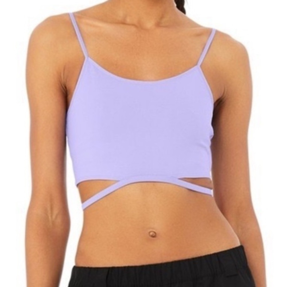 ALO Yoga Halo Bra Tank - Lavender